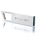 Produktbild meZmory Karabiner USB Stick 3.0 16GB Silber - Schnell, Hochwertig & Einzigartiges Mini Design - Speicherstick Wasserdicht & Extrem Robust aus Metall - Flash-Drive Ideal für Schlüssel-Anhänger