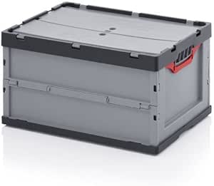 Auer Packaging 5x Profi-Faltbox 60 X 40 X 32 Mit Deckel FBD 64/32 Für Aufbewahrung Lagerung