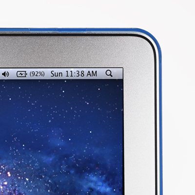 GMYLE Ultra Slim Matte Gummierte Plastik Harte Hülle Case für Macbook Air 11 Zoll – Blue - 7