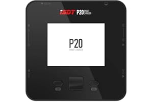 ISDT P20 Lipo Charger,DC 500WX2 20A Smart Charger for LiFe, LiIon, LiPo(1-8S)/LiHv(1-70S)/Pb(1-12S); NiMH/Cd(1-16S) Batteries