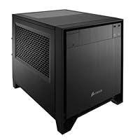 Corsair CC-9011047-WW Obsidian Series 250D Seitenfenster Mini-ITX Performance Computer Gehäuse, Schwarz