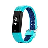 Fenghong Fitness Tracker, Activity Tracker Uhr Smart Armband Smart Watch Armbanduhr Sport DC 5V 0.86 Zoll Schlaf Monitor Kalorien