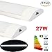 Produktbild ALBRIGHT (2 Stück) 27W LED Leuchtstoffröhre komplett set, verknüpfbar LED Röhre Tube Leuchtstoffröhre Lichtleiste Deckenleuchte Lampe 90cm, Energiesparlampe kaltweiß (6000-6500K),CE Zertifikat
