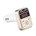 Produktbild Gaddrt Dual USB Bluetooth 4.1 Freisprecheinrichtung Car Kit FM Transmitter MP3 Player A2B2 (Gold)