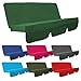 Water Resistant Swing Seat Bench Cushion for Garden Hammock in Royal Blue