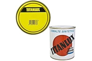 Titanlux - Esmalte sintético, Amarillo real, 375 ML (ref. 001052938)