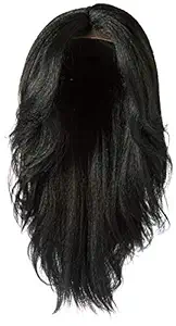 Outre Synthetic L-Part Lace Front Wig NEESHA Color #1 Jet Black by Outre Synthetic L-Part Lace Front Wig NEESHA