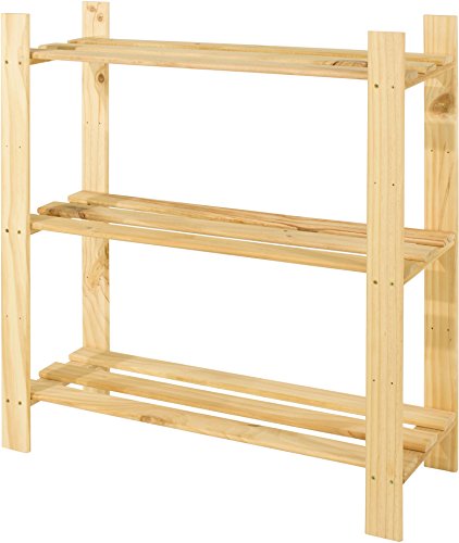 Cedar Timber 3 Shelf Storage Unit