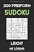 Produktbild 200 Freiform Sudoku Leicht Mit Lösung: 2 Rästel pro Seite, Sudoku Puzzle Rätselheft, 9x9