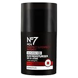 Boots No7 MEN Protect & Perfect Intense ADVANCED Day Moisturiser SPF15 and 5*UVA ANTI-AGEING Sensitive 50ml-FOR YOUNGER LOOKING SKIN IN JUST 2 WEEKS