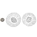100PCS Disposable Hair Dyer Ear Protector Covers Shower Caps for Ears Clear