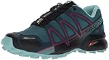  Salomon Speedcross 4 CS W, Zapatillas de Trail Running para Mujer, Azul (Mallard Blue/Reflecting Pond/Eggshell 000), 44 EU
