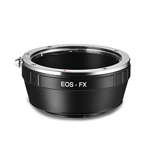 qobobo   Adaptateur de Cam  ra Canon EOS EF   EF-S Mount Lens vers Fujifilm FX Mount  Compatible avec X-Pro1 X-Pro2 X-T1 X-T2 X-T10 X-E1 X-E2 X-E2S X-A1 X-A2 X-A3 X-M1