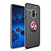 Produktbild Für Samsung Galaxy S9 Plus/S9+ Hülle Silikon 360 Grad Handy Ring Ständer Magnet Metallisch Fingerhalter für Auto KFZ-Halterung, Coollee Handyhülle mit Standfunktion Etui TPU Weich Matt Dünn Smartphone Bumper, Ring Rot