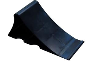 KR AGRAR DOMAR | D53 | Unterlegkeil | 225x90x100 mm | schwarz | Kunststoff | Keil | Kunststoff | PKW | Anhängerteile | Bremse | stehen | Anhänger | Halter | Unterleger | Sicherung