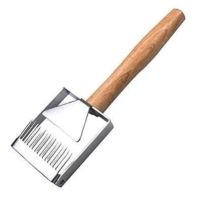 Rameng-maison Rameng Fourche a Desoperculer en Acier Inoxydable Extraction du Miel Outil de Grattage Accessoires d'apiculture