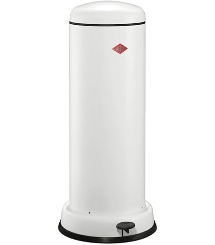 Wesco Pushboy Prullenbak - Afvalbak Wesco - 50 Liter - Wit kopen