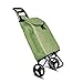 Produktbild HAMIMI Stylischer, Transportabler, Zusammenklappbarer Trolleywagen, Abnehmbar Und Tragbar Einkaufswagen (Color : Green)
