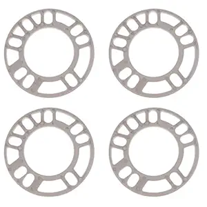 4 Pieces 5mm Universal Aluminum Alloy Car Wheel Spacer Shims for Car Styling