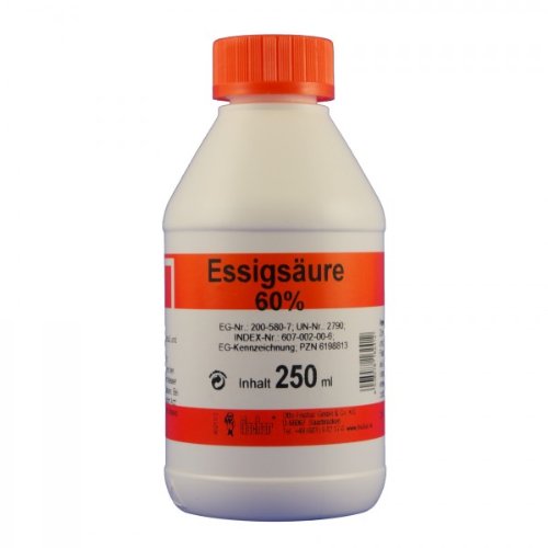 Preisvergleich Produktbild Essigsäure 60% techn. 250 ml