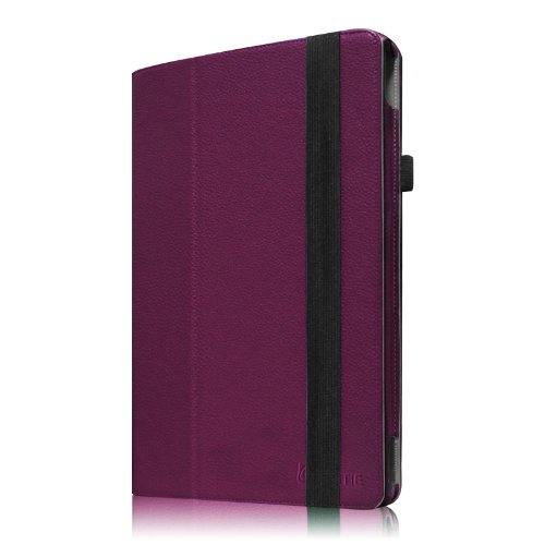 [Eckenschutz] Fintie Microsoft Surface Pro / Pro 2 Hülle Case – Hochwertige Kunstleder Slim Fit Stand Cover Tasche Schutzhülle Etui mit Stylus-Halterung für Microsoft Surface Pro / Pro 2 10.6″ Zoll Tablet, Lila - 9