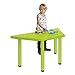 Produktbild Kindertisch Flexi, Trapez 120 x 60 x 60 cm, 67-71 cm hoch (grün)