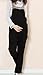 DEHANG Maternity Bib Jumpsuit Pants Sports Pocket With Zipper Size M - Black