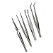 4 Piece Tweezer Set / For Hobby, Craft, Jewellery, Electronics and Model Making [version:x8.3] by DELIAWINTERFEL
