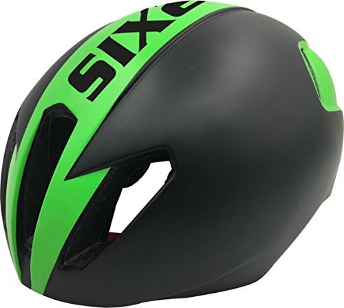 SIX2 AERO Helmet Black/Green - S/M 54-57 cm