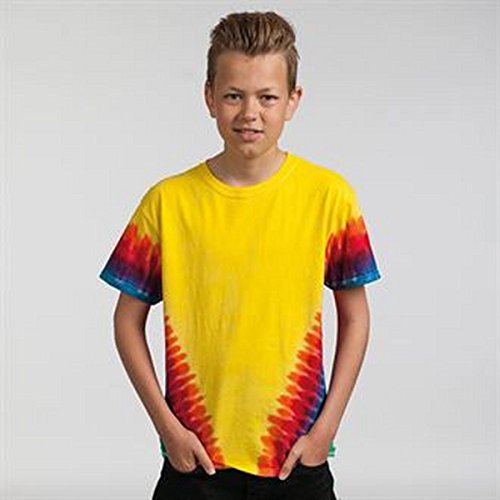 Kids rainbow vee T (Rainbow Vee, XS)