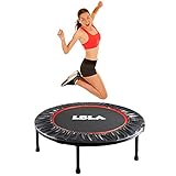 LBLA Trampoline Pliable ø96 cm& Max 120kg, Petit Trampoline de Fitness Intérieur/Extérieur pour Exercice Physique et Aérobic Enfants Adulte Cadeaux de Noël pour Maman, Papa, épouse, Mari ou ami