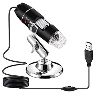 Microware 50-1000X Practical 2MP USB 8 LED Light Digital Microscope Endoscope Camera Magnifier