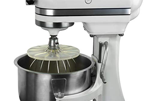 WHISK WIPER® PRO for Bowl-Lift Stand Mixers - Mix Without The Mess - Ultimate Stand Mixer Accessory - Compatible with KitchenAid Bowl-Lift Mixers Using 6-Wire Whisk (Clear)