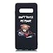 Produktbild Everainy Kompatibel für Samsung Galaxy S10e Hülle Silikon Bumper Gummi Neu Cover Hüllen für Galaxy S10e Handyhülle Stoßfest TPU Stoßstange Schwarz Schutzhülle (Don't Touch My Phone)