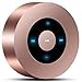 Price comparison product image LENRUE® [LED Touch Design] Bluetooth Speaker, Portable Speaker With HD Sound/12-Hour Playtime/Bluetooth 4.1/Micro SD Support, For Iphone/Ipad/Tablet/Laptop/Echo Dot (Rose Gold)