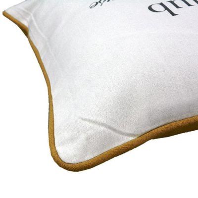 Kissen Lounge Club weiß 35 x 50 Dekokissen Shabby - 2