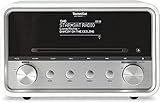 Vielseitiges Digitalradio: Empfang analoger und digitaler Radiostationen per FM/DAB/DAB+ oder Internet, W-LAN Netzwerkstreaming, Bluetooth, CD Spieler und Steuerung per App