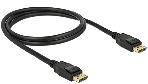 DELOCK Kabel DisplayPort 1.2 Stecker > DisplayPort Stecker 1 m schwarz 4K
