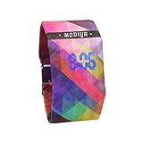 TAOtTAO kreative Papier Uhr LED Wasserdichte Uhr Tyvek Papierband Digitaluhren (D)