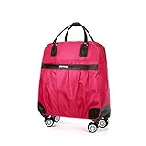 【Gran capacidad】: equipaje para damas con estilo, amplio espacio de almacenamiento, que satisface plenamente sus necesidades de viaje. Más importante aún, no ocupa demasiado espacio cuando no está en uso.