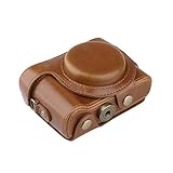 Material: cuero de la PU Zenness Funda de Cuero Caso / Cubierta / Caja / Bolsa Protectora de PU para Sony Cyber-shot DSC-HX60 HX50 HX30 camaras compactas (marrón)