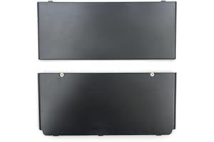 Hzxkqmil Cover Anteriore Posteriore per Nintendo New 3DS Console (Nero)