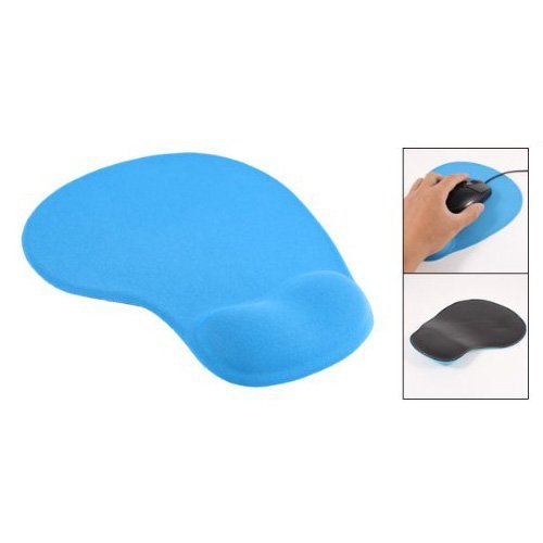 TOOGOO R  Alfombrilla de Raton Protector de Muneca Silicona Gel - Azul