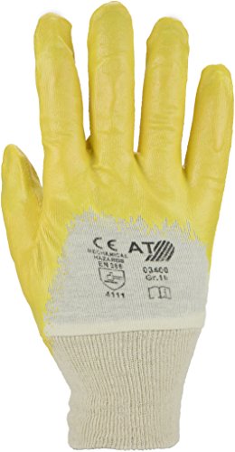 Preisvergleich Produktbild ASATEX Nitril-Handschuh 03400, gelb, Gr. 10 (12 Paar)