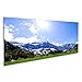 Produktbild islandburner, Bild Bilder auf Leinwand Karwendelgebirge in Österreich - kleines Tal namens Eng ALM Wandbild, Poster, Leinwandbild PIQ-Pano-DE6