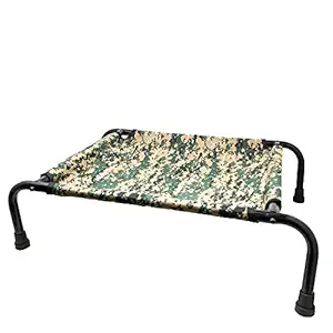 Midwest Dog & Cats Elevated Cooling Indoor Outdoor Bed, Waterproof Breathable Mat, For Puppies Small Breed Dogs or 1-3 Month Old Pets (Small Size-27 * 20 * 7 Inches)