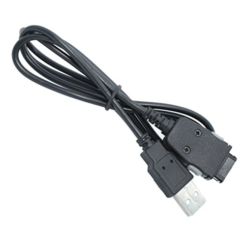 USB Câble Chargeur Pour Samsung MP4 MP3 YP-P2 P3 S3 S5 Q1 Q2 R1 T9 T10 T08 K3 Noir