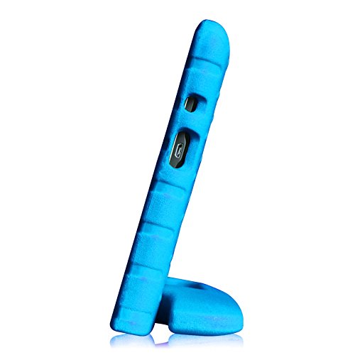 Fintie Samsung Galaxy Tab 4 7.0 Kinder Hülle – Ultra-leichte, stoßfeste und kinderfreundliche EVA Ständer Schutzhülle Tasche Case Cover mit Drehbar Handgriff für Samsung Galaxy Tab 4 7.0 (7 Zoll) T230 T235 Tablet, Blau - 5