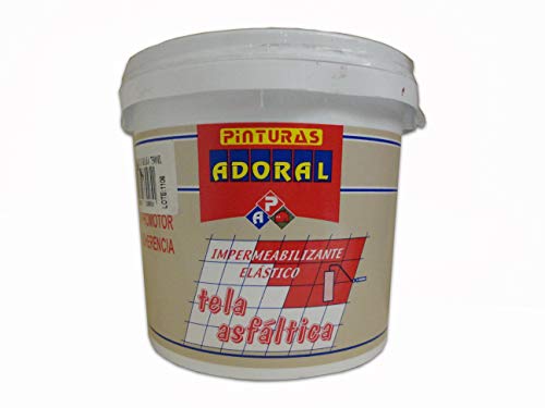 ADORAL-Vernice tessuto bituminosa imperrex 3,5 litri., rosso