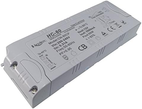 Hcelet dimming IP44 hot sell high quality TRIAC led driver dimmable 12V 5.5A AC TO DC led transformer for led strip